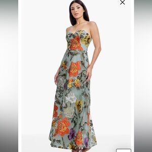 Dress the Population - NEW Floral Gown
